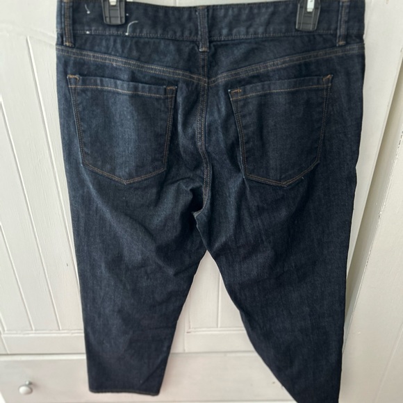 Ann Taylor LOFT Women’s Deep Indigo Jeans Cropped w/Pockets and no CALL OUTS - Picture 7 of 7